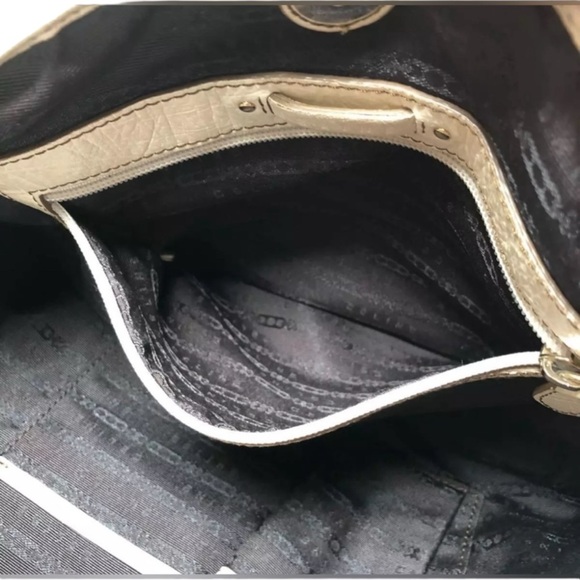 CELINE Handbag Leather Canvas w/ original Dustbag - Picture 12 of 14